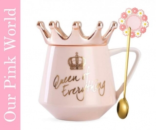 Pink Queen Of Everything Mug.
