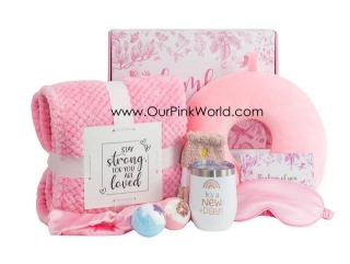The Ultimate Care Package Pink Gift Box.