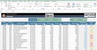 Convenient Excel Templates For Invoice Tracking