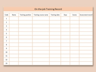 Unleash The Power Of Training Records In Excel: Discoveries And Insights Await