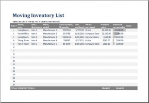 Moving Inventory Template: Uncover Hidden Secrets For A Seamless Move