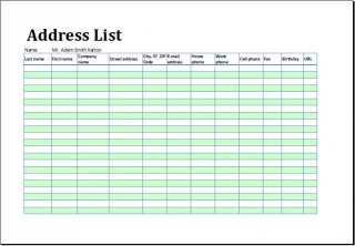 Uncover The Secrets: Address Template Excel For Data Mastery
