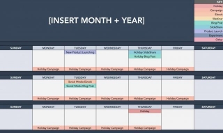 Best Excel Templates For Content Calendar Planning