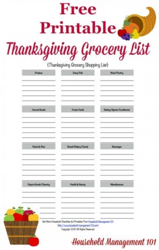 Unveil The Secrets: Thanksgiving Grocery Mastery With Our Excel Template