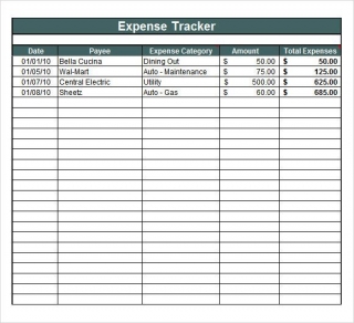 Free Excel Templates For Business Expense Tracking