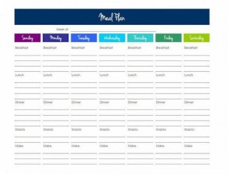 Free Excel Templates For Meal Planning And Tracking