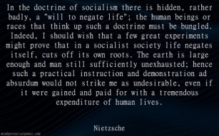 Nietzsche – Socialism & Interpretation