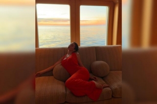 Kylie Jenner Bares All In Red Bikini While Enjoying Yacht Trip