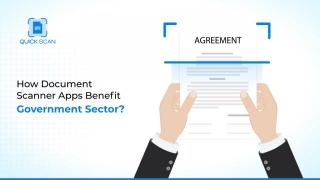How Document Scanner Apps Benefit Government Sector?