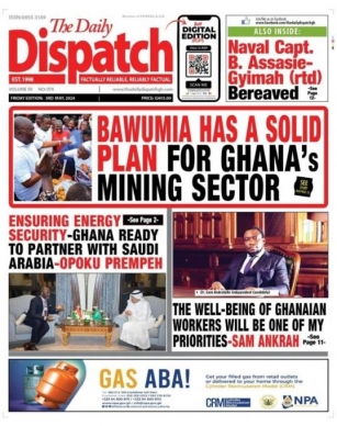 NEWSPAPERS – May 3: Appiatse Back To Life; A-G Clears Cecilia Dapaah; GES To Absorb 10,000 YEA Recruits; Ketu North Walks For Mahama, Edem