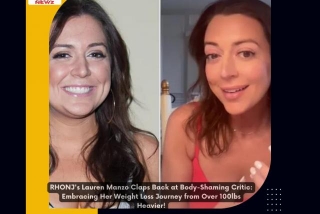 RHONJ's Lauren Manzo Claps Back At Body-Shaming Critic: Embracing Her Weight Loss Journey From Over 100lbs Heavier!