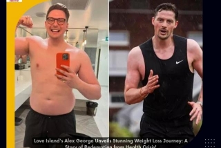Love Island's Alex George Unveils Stunning Weight Loss Journey: A Story Of Redemption From Health Crisis!