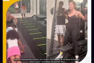 Khloé Kardashian Crushes Hardcore Workout With Fancy Footwork