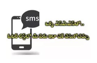 Name In Voter List By Sms