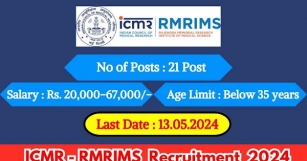 ICMR RMRIMS Jobs 2024