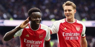 Saka Hails ‘massive’ Win For Arsenal After ‘frantic’ North London Derby