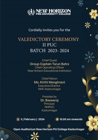 II PUC Valedictory Ceremony