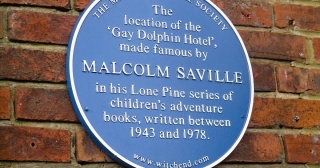 The Malcolm Saville Society Plaque At The Hope Anchor Hotel, Rye