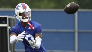 Coleman Playfully Embraces Buffalo, Shows Serious Side To Filling Receiver Role