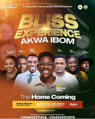 Moses Bliss Ready For Bliss Experience In Akwa Ibom This Easter