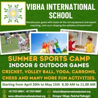 Summer Camp Indoor And Outdoor Games At Vibha International School