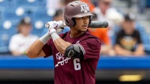 Texas A&M’s Braden Montgomery, Likely Top-10 Pick In 2024 MLB Draft, Suffers Apparent Ankle Injury Vs. Oregon