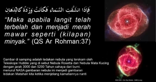 Ajaib!, Ada Mawar Merah Di Langit Dalam Al Quran
