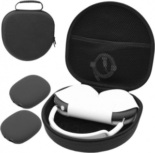 ProCase Hard Case For New AirPods Max, Travel Carrying Headphone Case With Silicone Earpad Cover & Mesh Pocket