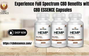 Experience Full Spectrum CBD Benefits with CBD ESSENCE Capsules
