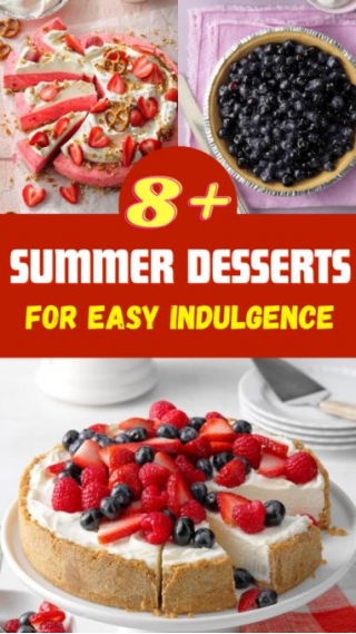 Effortless Delights: 8+ No-Bake Summer Desserts For Easy Indulgence