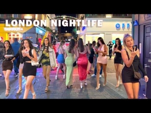 Exploring London's Electric Summer Nightlife: A Midnight Stroll Through Central London