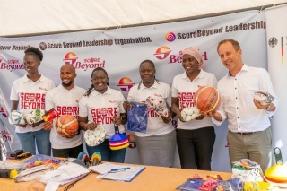 Video: Score Beyond Receives Equipment From Germany Embassy