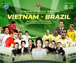 Former Brazilian Football Legends, Vietnamese Stars To Face Off In Da Nang