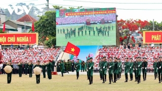 Pre-rehearsals Held For Dien Bien Phu Victory Anniversary Celebration