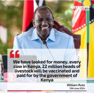 [VIDEO] Bill Gates Funds Killings Of Cows Over Global Warming, Ruto Orders Countrywide Cow Vaccination