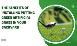 The Benefits Of Installing Putting Green Artificial Grass In Your Backyard