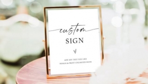 30 Minimalist Guestbook Sign Templates For Modern Wedding