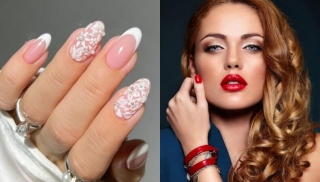20 Best Pearl Nails And Makeup Ideas On Her Wedding [2024]