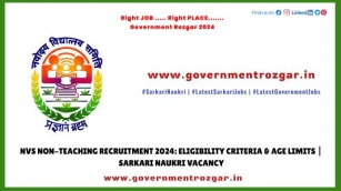NVS Non-Teaching Recruitment 2024: Eligibility Criteria & Age Limits | Sarkari Naukri Vacancy