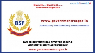 CAPF Recruitment 2024: Apply For Group-C Ministerial Staff Sarkari Naukri