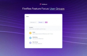 Fireflies Feature Focus: User Groups