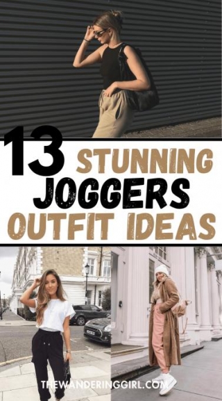 What To Wear With Joggers: 13 Casual Street Style Outfits