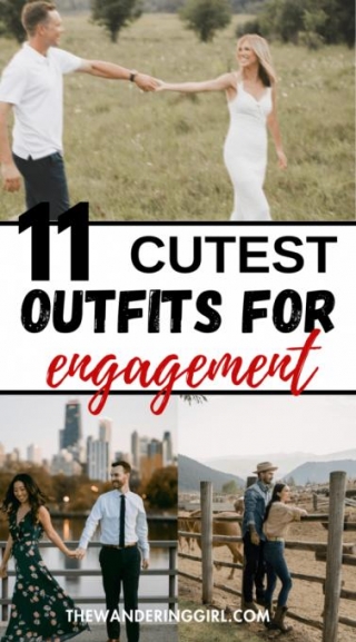 13 Best Outfits For Engagement Pictures That Look STUNNING