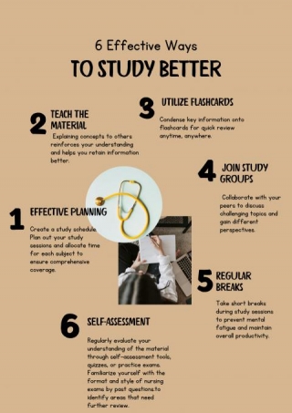 6 EFFECTIVE STUDY TIPS