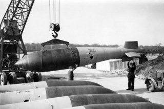 RAF Scampton Had A Live Grandslam Bomb As A Gate Guard