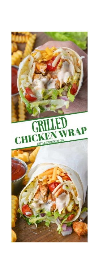 Grileed Chicken Wrap | Butter Your Biscuit