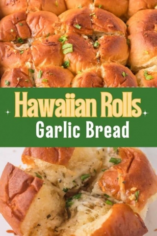Easy Hawaiian Roll Garlic Cheese Bread