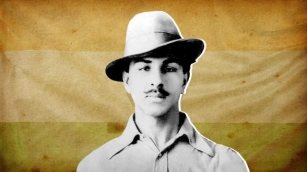 Revolution In Progress: Drawing Of Bhagat Singh