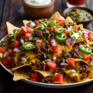 Epic Beef Nachos Supreme: The Ultimate Party Pleaser