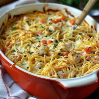 Creamy Chicken Spaghetti Casserole: A Comfort Food Classic
